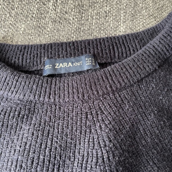 Zara Navy Blue Women's Sweater - Picture 7 of 7